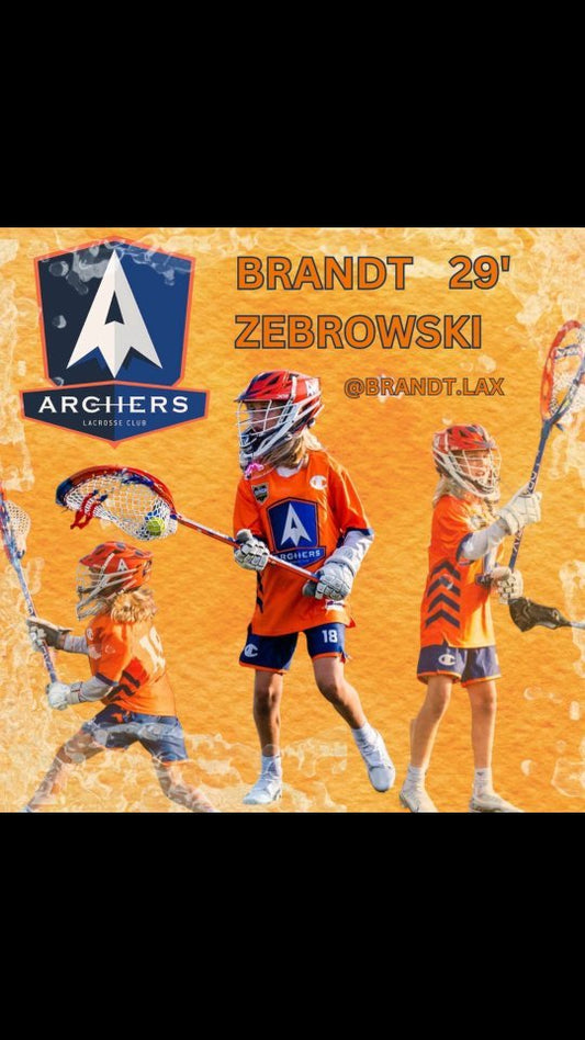 Brandt Zebrowski: Goalie for 29' PLL Jr Archers and VLC